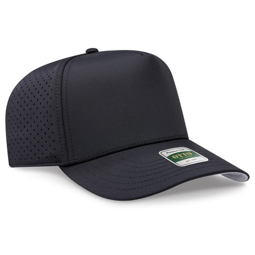 Front Side View.  Black Perforated Back Plain Baseball Cap. 29eleven | Women’s Fashion Boutique in Menan, Idaho