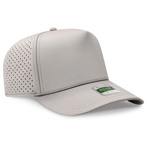 Front Side View.  Gray Perforated Back Plain Baseball Cap. 29eleven | Women’s Fashion Boutique in Menan, Idaho