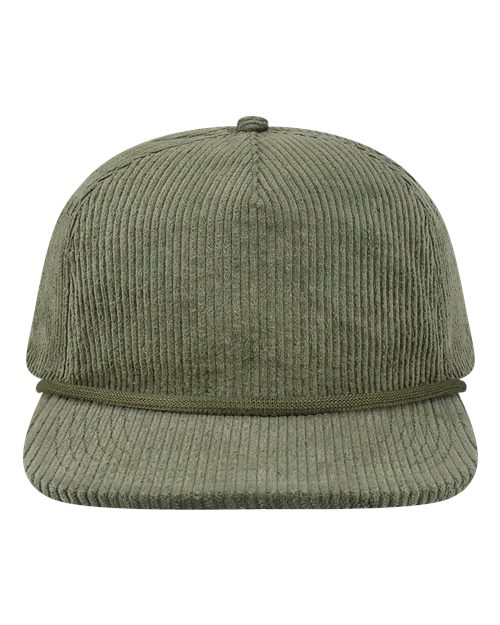 Customized Corduroy 5 Panel Hat