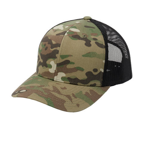 Front Side View. Camo Black Mesh Back Plain Baseball Cap. 29eleven | Women’s Fashion Boutique in Menan, Idaho