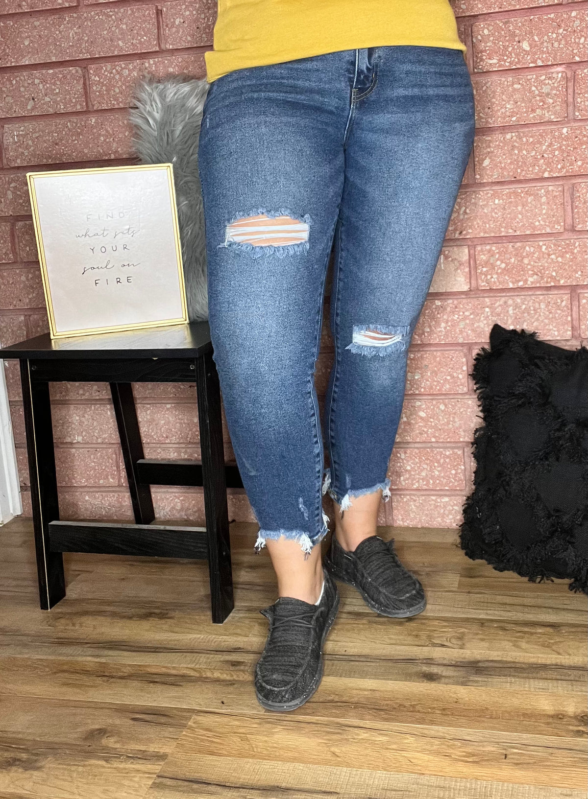 Kan Can Distressed Ankle Skinny-Kan Can USA-29eleven | Women’s Fashion Boutique in Menan, Idaho