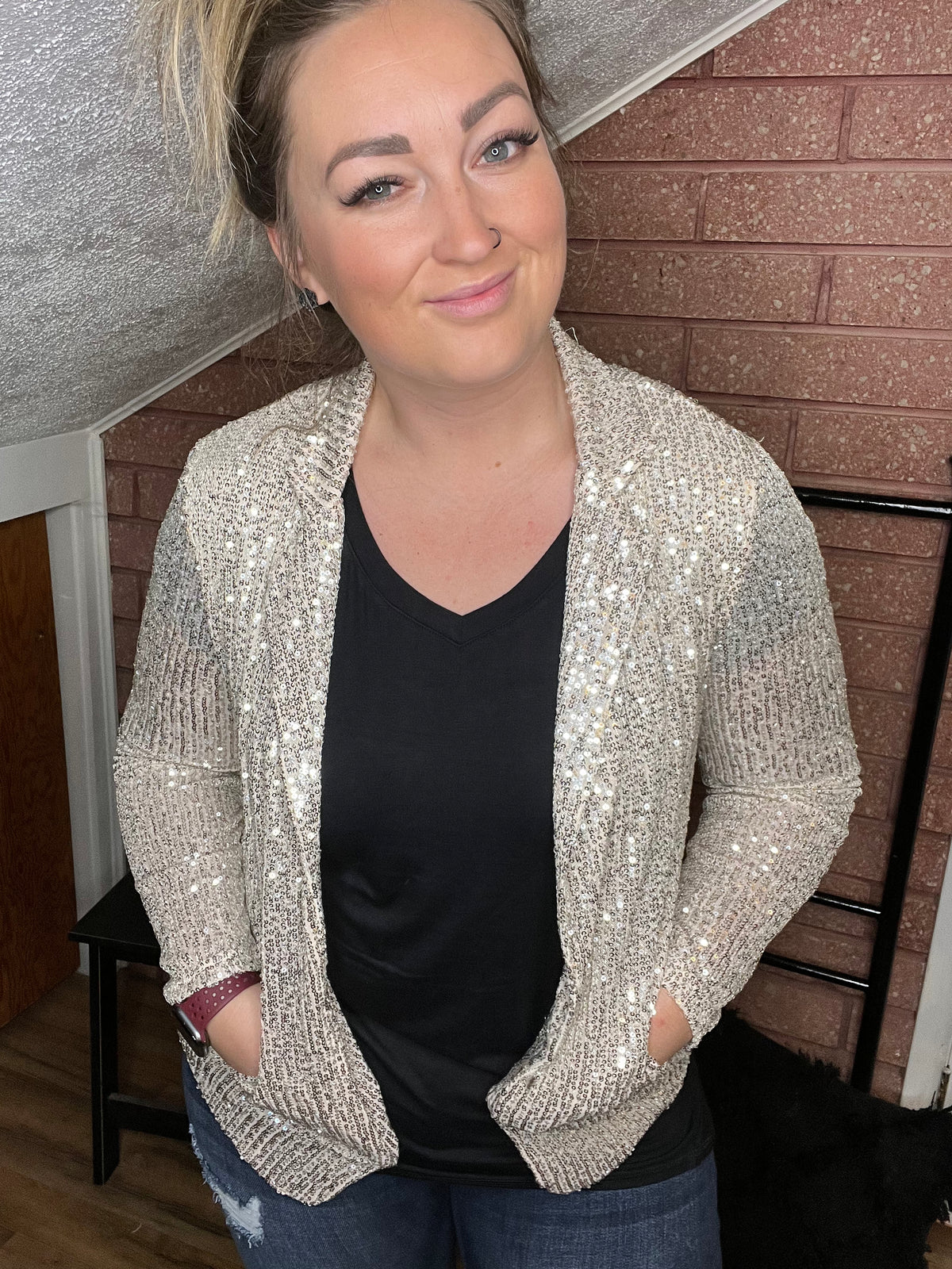 Sequin Blazer-IWT Brands-29eleven | Women’s Fashion Boutique in Menan, Idaho