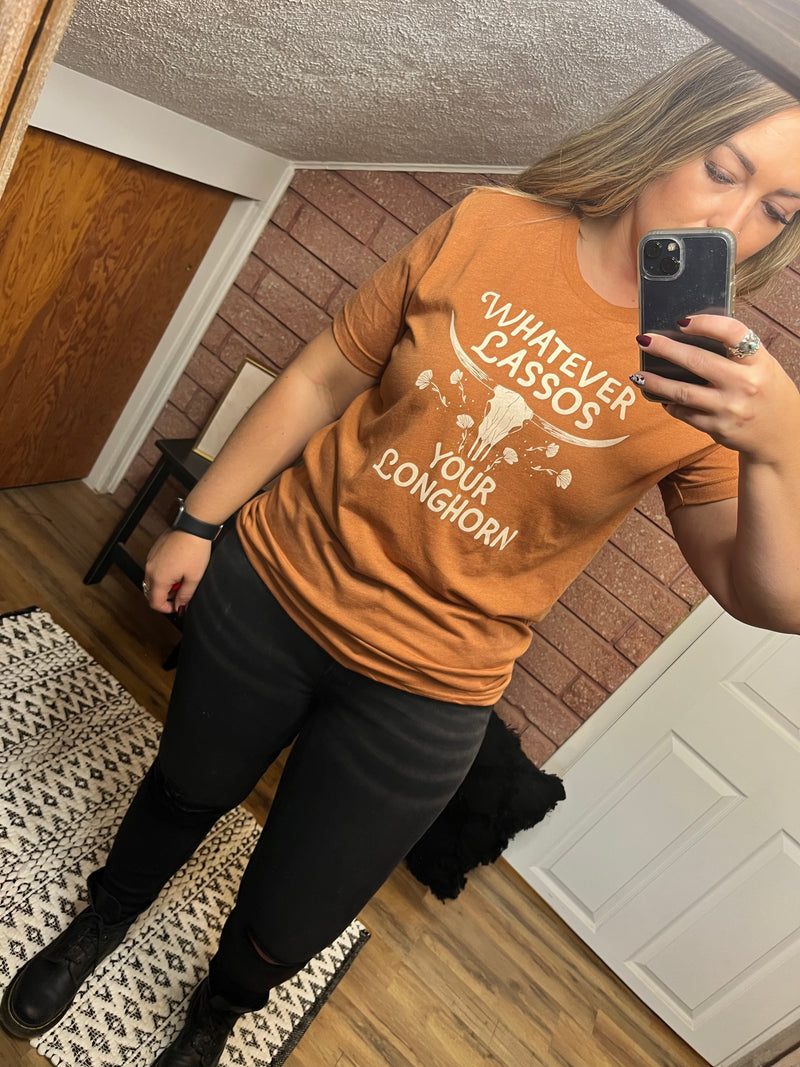 Front View. Whatever Lassos Your Longhorn-Ali Dee-29eleven | Women’s Fashion Boutique in Menan, Idaho