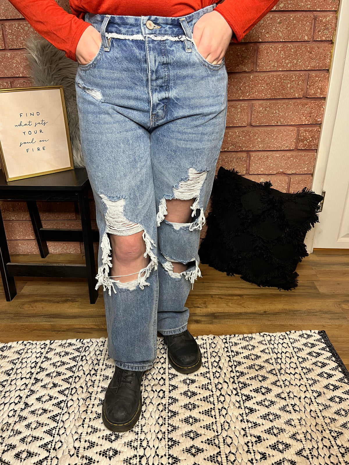 Kan Can Distressed Boyfriend-Kan Can USA-29eleven | Women’s Fashion Boutique in Menan, Idaho