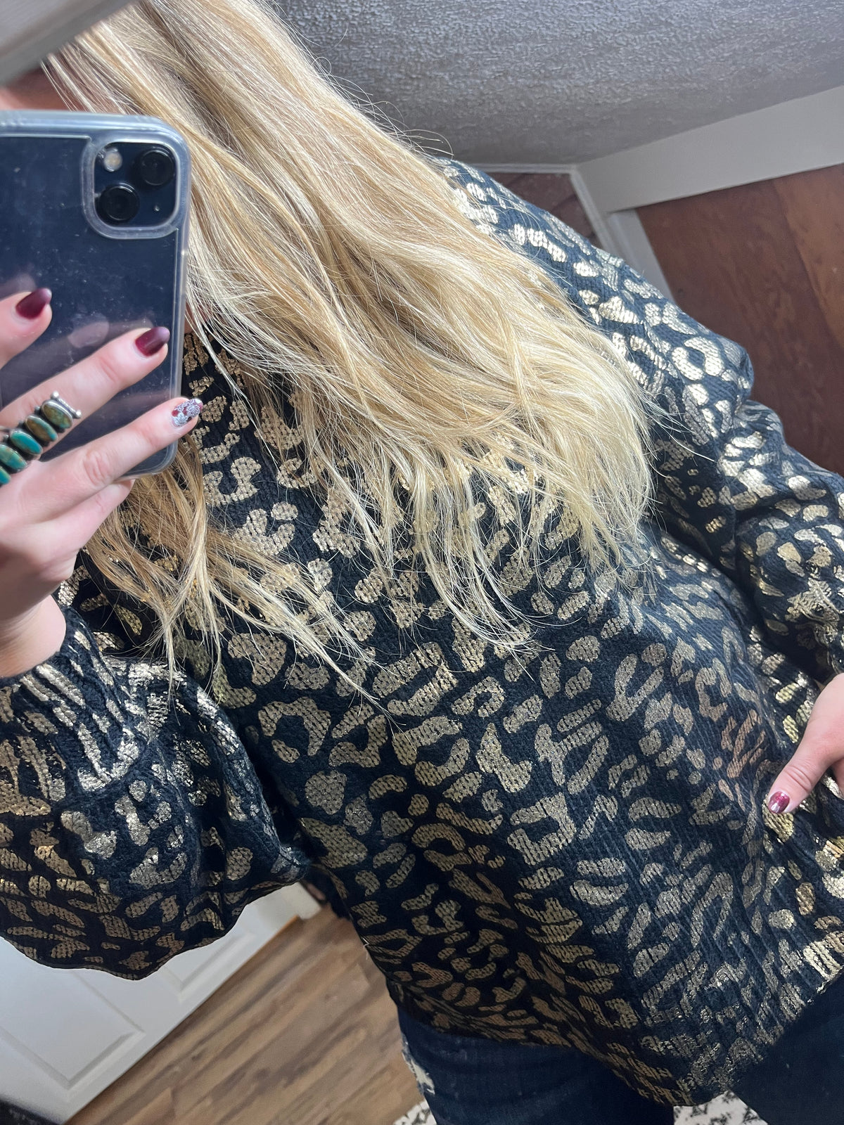 Black & Gold Leopard Sweater-AND THE WHY-29eleven | Women’s Fashion Boutique in Menan, Idaho