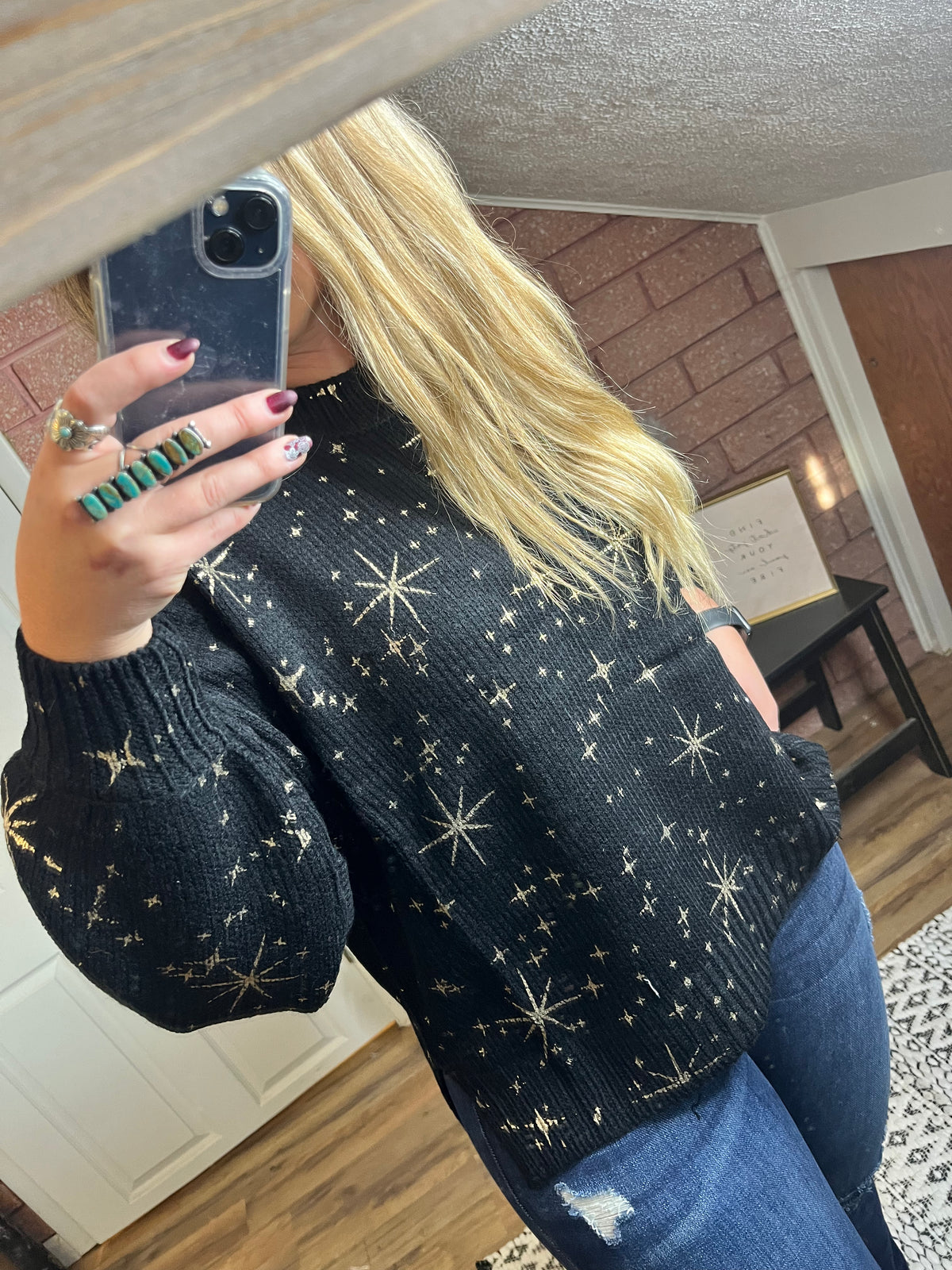 Gold Star Sweater-AND THE WHY-29eleven | Women’s Fashion Boutique in Menan, Idaho