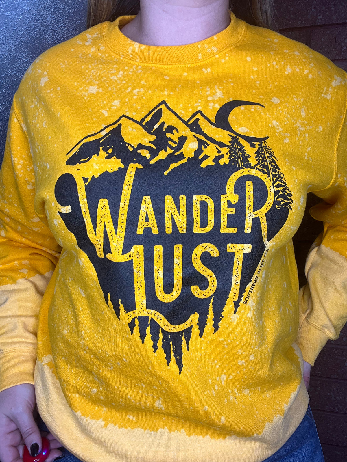 Front View. Wanderlust Crewneck-Southern Bliss Co.-29eleven | Women’s Fashion Boutique in Menan, Idaho