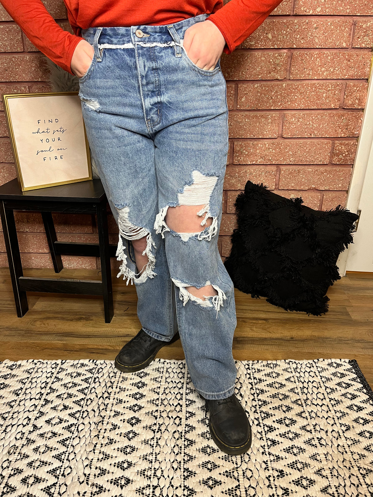 Kan Can Distressed Boyfriend-Kan Can USA-29eleven | Women’s Fashion Boutique in Menan, Idaho